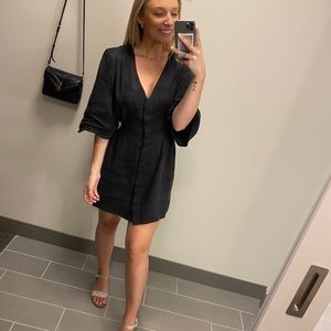 Zara button up dress